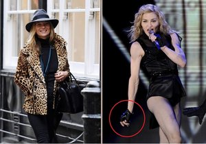 Kate Moss proslavila kabáty s leopardím vzorem, Madonna zase rukavice!