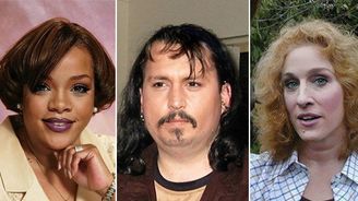 Tlustý Johnny Depp a seriózní Rihanna: Jak by vypadaly celebrity jako obyčejní lidé?