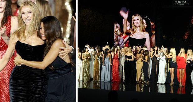 Céline Dion a Eva Longoria na hvězdné přehlídce v Paříži: Kámošky jako hrom!