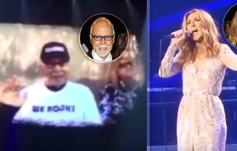 Poslední sbohem: Céline Dion během koncertu zpívala svému umírajícímu manželovi