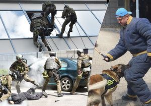 Celníci předvedli veřejnosti akční složky svého úřadu.