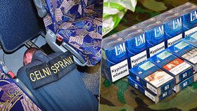 Pražští celníci odhalili autobus jedoucí z Ukrajiny, který pašoval tisíce neokolkovaných cigaret.