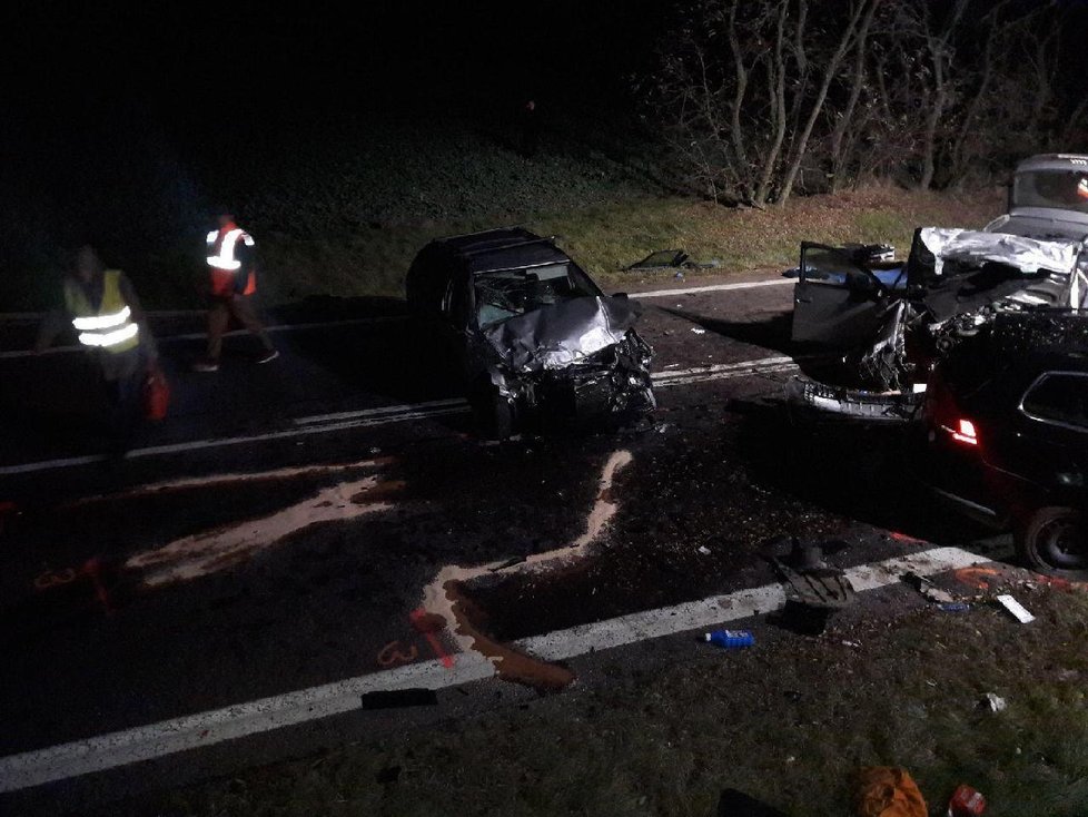 Při tragické nehodě u Znojma zemřeli v pondělí večer čtyři lidé.