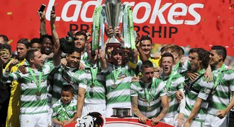 Celtic je blízko rekordní sezony bez prohry. V létě ho vyzve Slavia