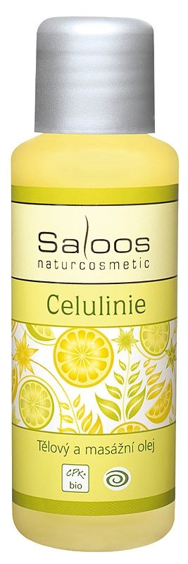 Tělový a masážní olej Celulinie, Saloos, 114 kč (50 ml). Koupíte na www.biooo.cz