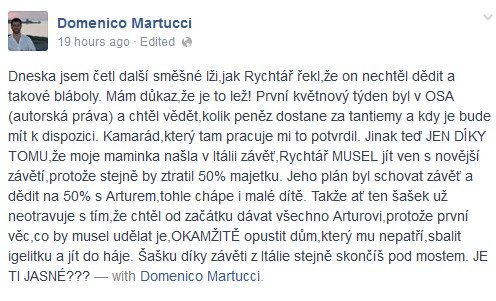 Celý text Domenica Martucciho