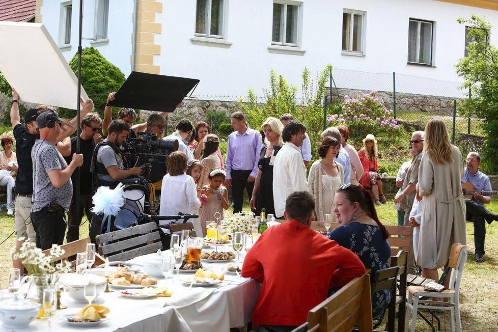 Cena za štěstí, foto z natáčení