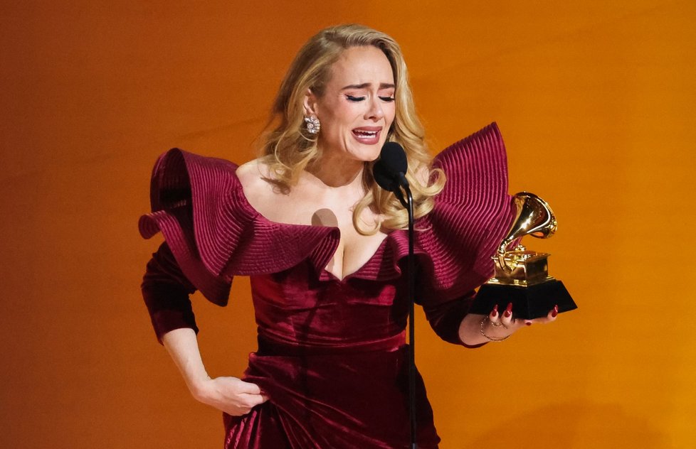 Ceny Grammy: Dojatá Adele