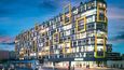 Vizualizace bytového projektu Harfa Design Residence, který v Praze 9 začíná stavět developer Central Group.