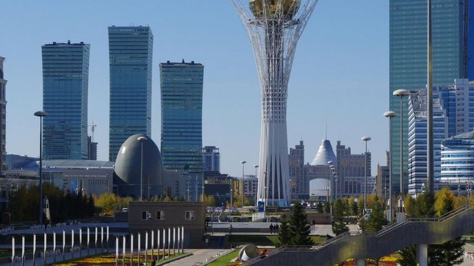 Centrum Astany v Kazachstánu