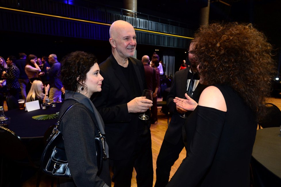 Ondřej Soukup a Lucia Šoralová Soukupová na cenách Anděl