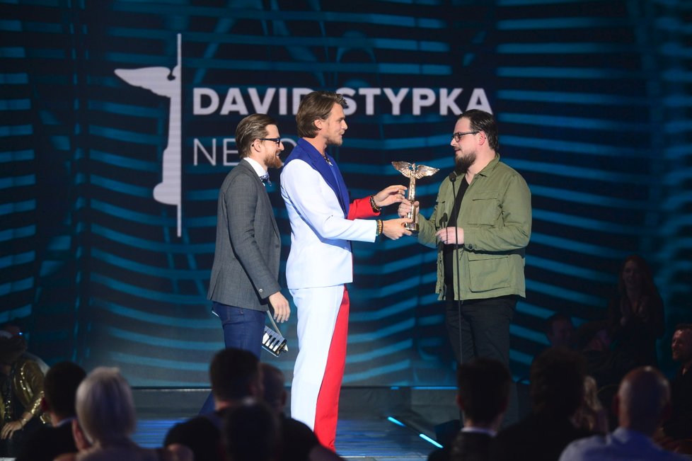 David Stypka dostal cenu Anděl