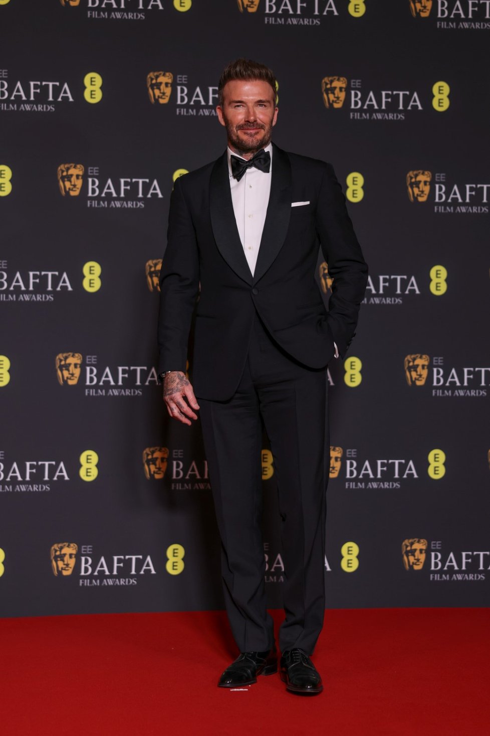 Ceny BAFTA 2024: David Beckham