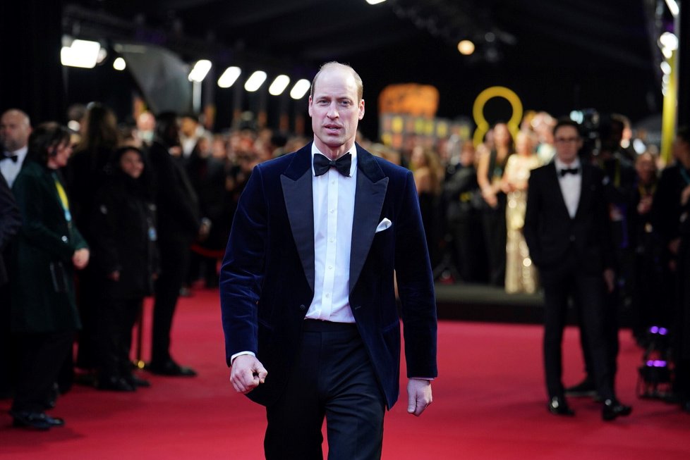 Ceny BAFTA 2024: princ William