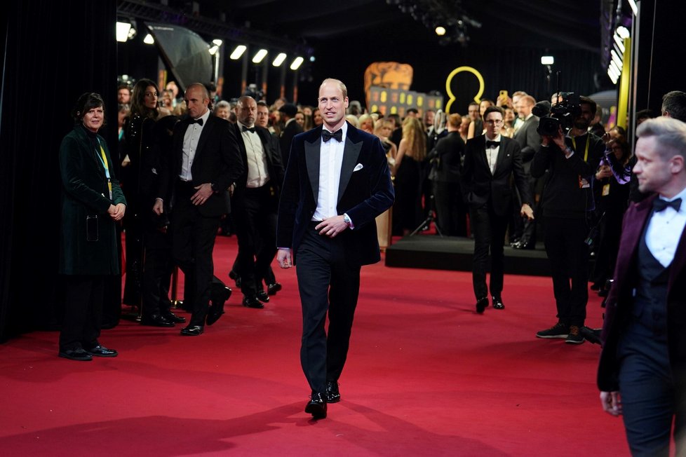 Ceny BAFTA 2024: princ William