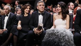 George Clooney se svou manželkou