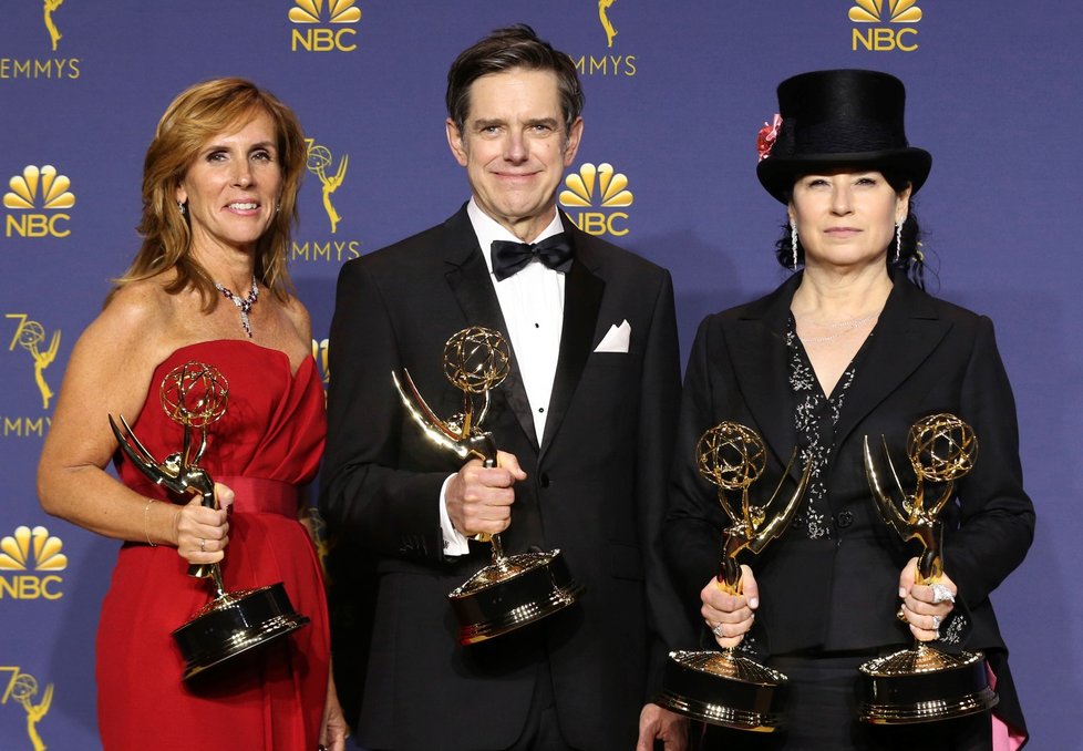 Ceny Emmy 2018: Sheila Lawrence, Daniel Palladino, a Amy Sherman-Palladino s rolí za seriál The Marvelous Mrs. Maisel