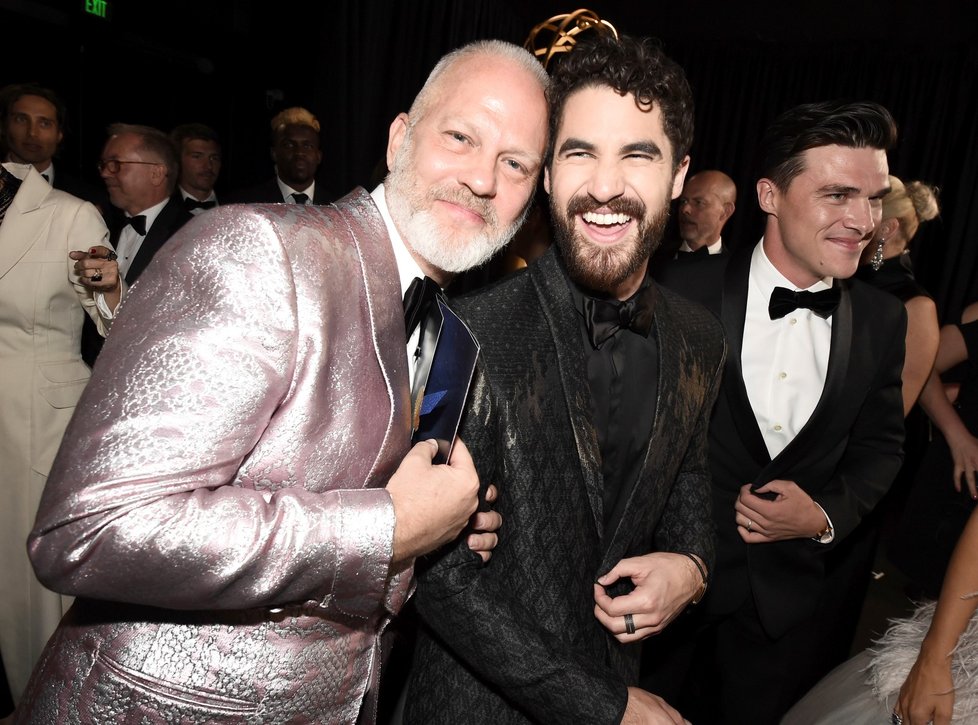 Ceny Emmy 2018:  Ryan Murphy, Darren Criss a Finn Wittrock