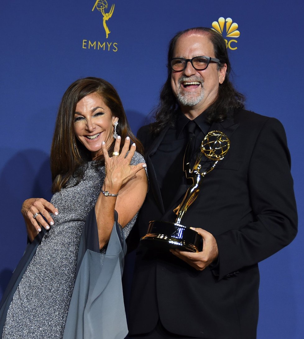 Ceny Emmy 2018:  Glenn Weiss požádal partnerku Jan Svendsen o ruku