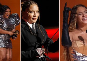 Emotivní předávání cen Grammy: Rekordmanka Beyoncé i Madonna s bičíkem!