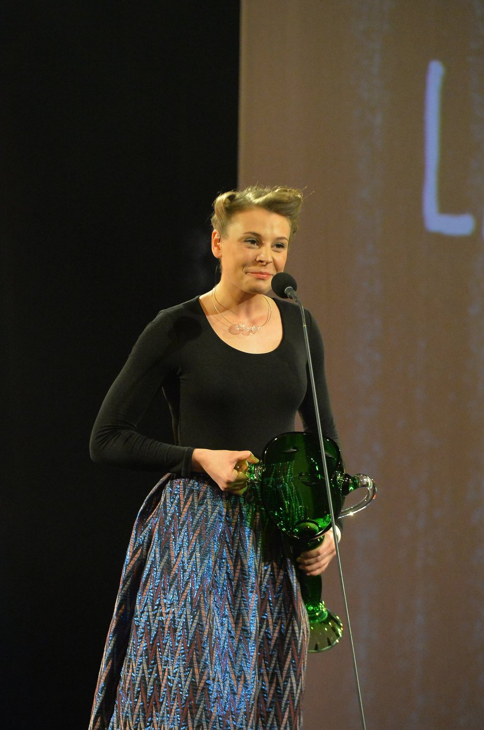 Veronika Lazorčáková získala Cenu Thálie v kategorii Činoherci do 33 let.