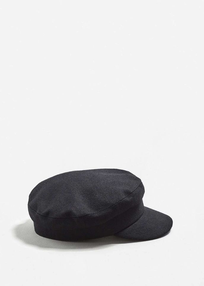 Lněný baret s kšiltem, Mango, 499 Kč