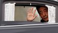 Premiér Japonska Shinzo Abe přijíždí na ceremoniál  k uvedení císaře Naruhita na trůn (22.10.2019)