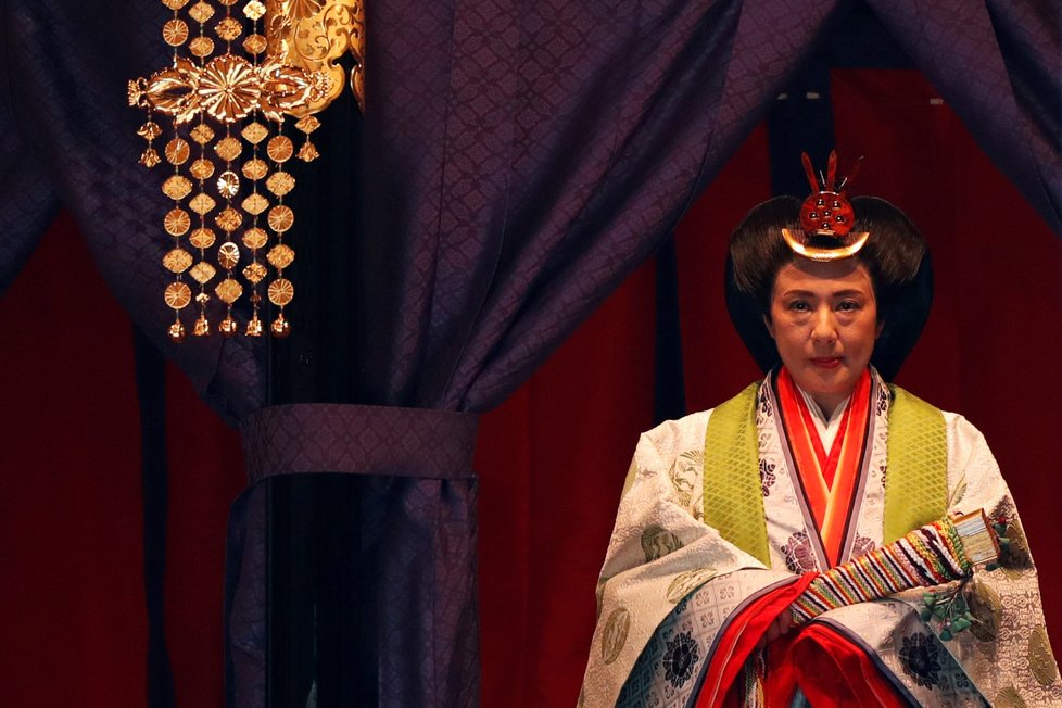 Ceremoniál k uvedeni císaře Naruhita na trůn (22.10.2019)