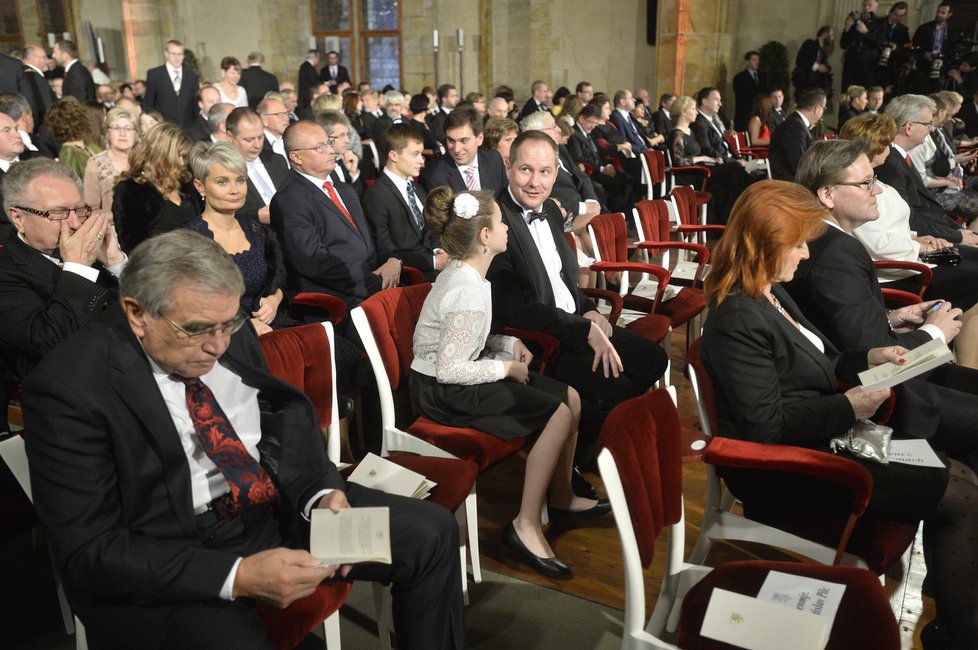 2015: Předávání státních vyznamenání na Pražském hradě