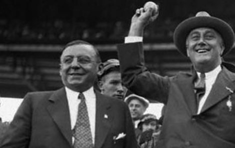 Antonín Čermák (vlevo) s prezidentem Rooseveltem.