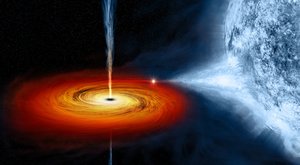 Černá díra sežrala hvězdu. Rekordně daleko od nás