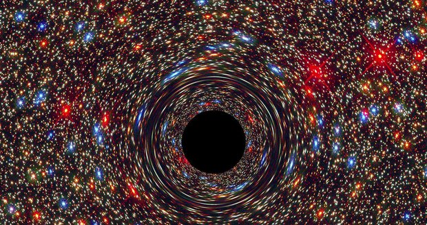 Vědci našli obří černou díru velkou jako 17 miliard Sluncí.