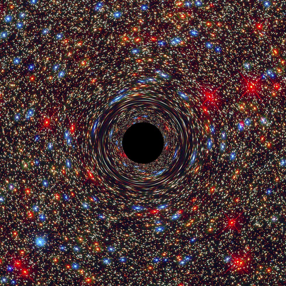 Obří černá díra