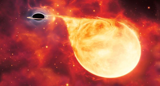 Černá díra funguje jako vysavač: Dědeček Hubble našel první důkaz!