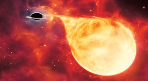 Černá díra funguje jako vysavač: Dědeček Hubble našel první důkaz!