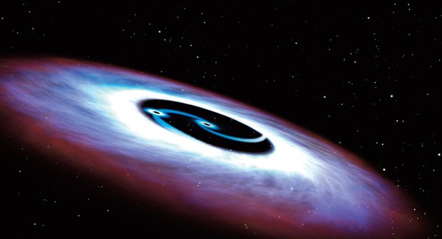 Černá dvojčata v hlubinách vesmíru
