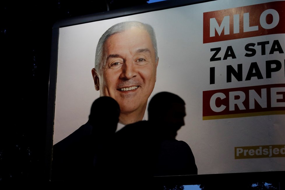 Volby prezidenta v Černé Hoře, favorit Milo Djukanovič