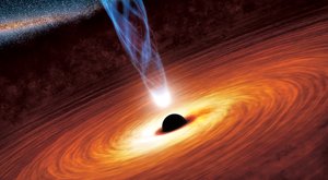 Vědci objevili gigantickou černou díru