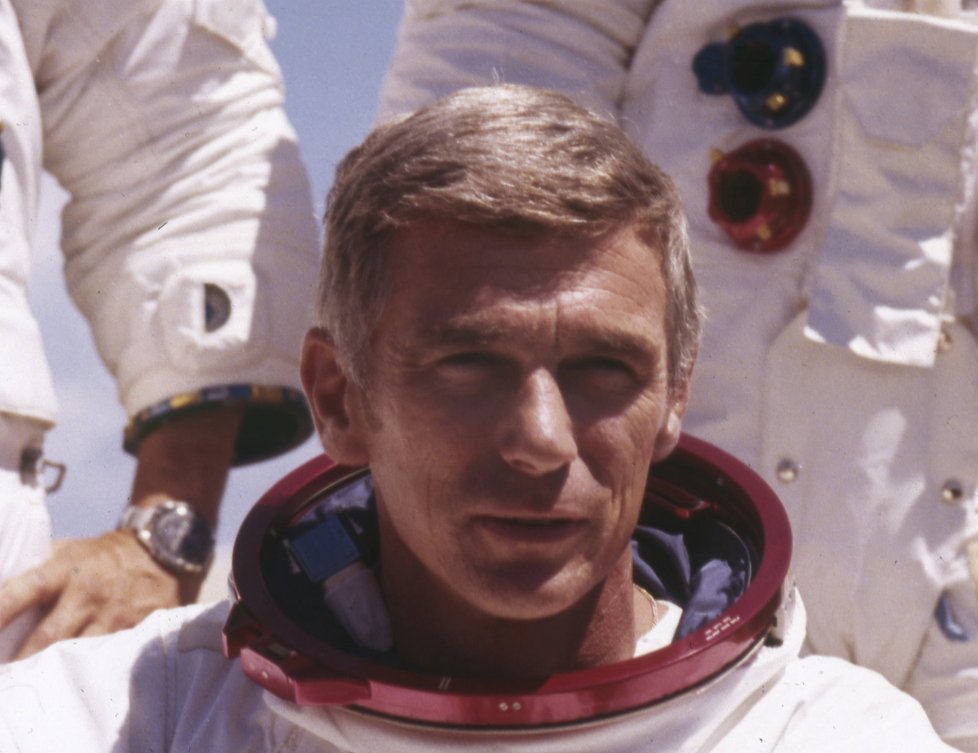 Cernan coby velitel mise Apollo 17 v roce 1972