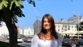 Výbuch v ukrajinském Černihivu zachytilo video (19.8.2023). 