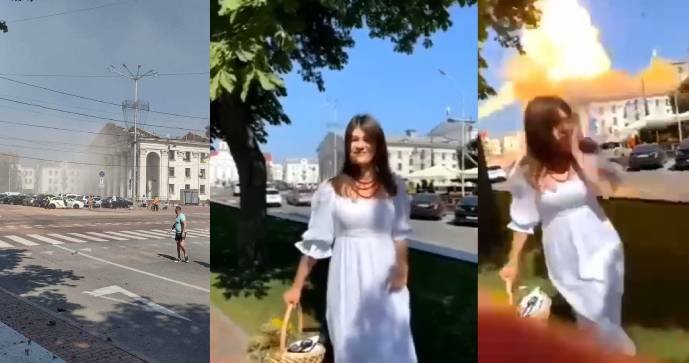 Ruský útok na Černihiv: Video zachytilo moment výbuchu. 5 mrtvých a desítky zraněných