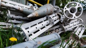 Kusy zapomenuté munice v Černihivské oblasti (24.5.2022)