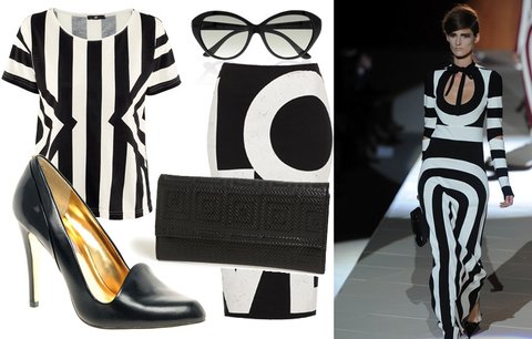 Módní trendy roku 2014: Metalické barvy, černobílá a kabelka v podpaží!