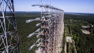 Mezi lákadla oblasti Černobylu patří i bývalý sovětský radar. Prohlédněte si obří konstrukci