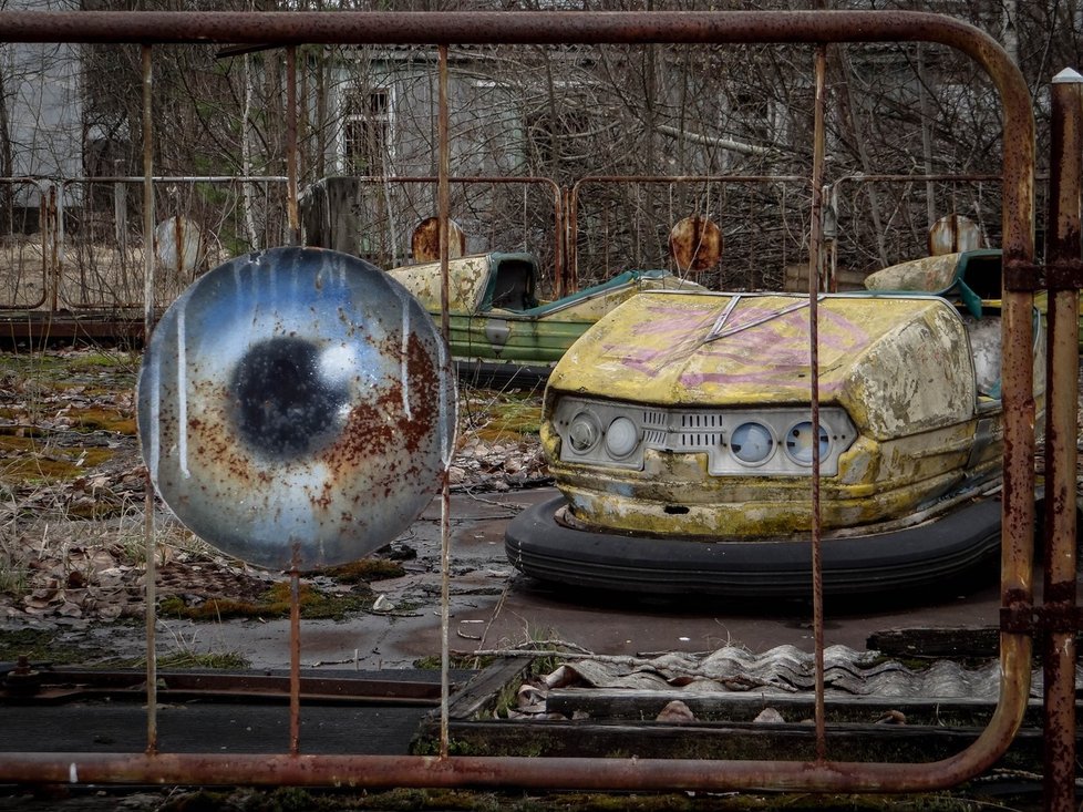 Rakouský fotograf vyfotil město Pripjať poblíž Černobylu.