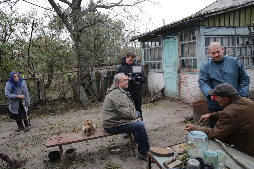 Slovo měla převážně hlava rodiny, Ivan Semenjuk.