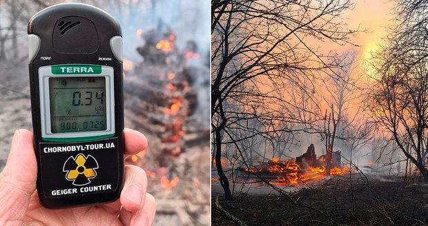 Okolí Černobylu děsí po požárech rostoucí radiace. Žhářům hrozí vysoké pokuty