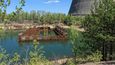 kanály přivádějící chladicí vodu pro reaktory v Černobylu