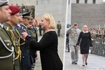 Ministryně obrany Černochová na Vítkově ocenila práci armády