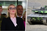 Černochová chce pohnout s nákupem bojových vozidel. Poslala prosbu Švédsku a chystá 50 miliard